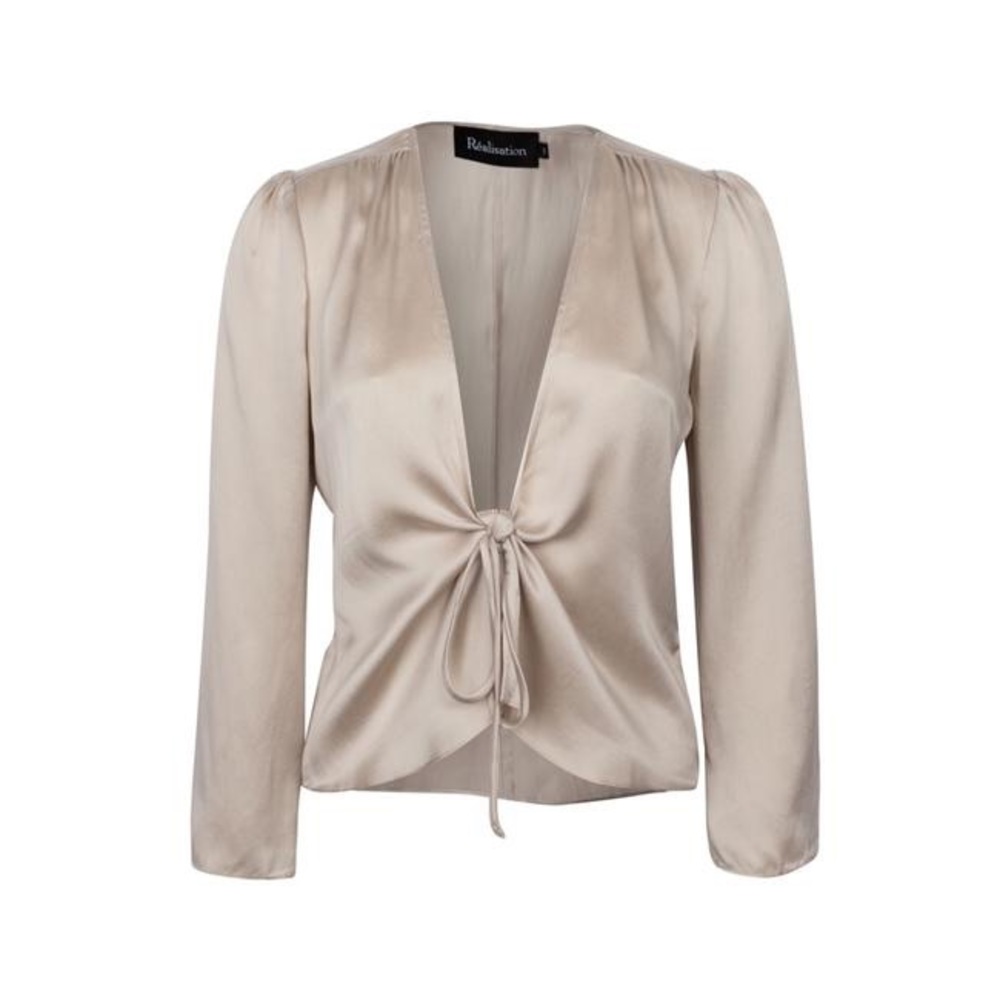 Realisation Par Bianca Top in Champagne/Silver